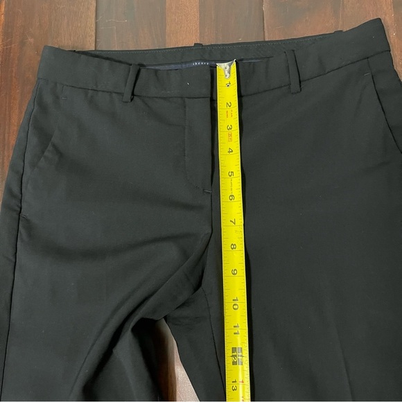 Theory Testra 2B Wool Blend Trousers Women’s Size 4 Black Business Casual - Picture 5 of 8